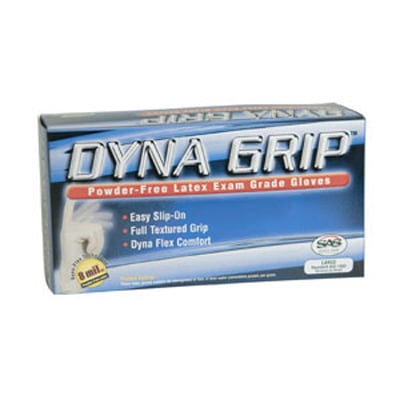 SAS Safety Corp X-Large SAS Safety 650-1004 Latex Dyna Grip Powder-Free Disposable Glove 1188T36CS Pack of 1000 SAS Safety Corp X-Large SAS Safety 650-1004 Latex Dyna Grip Powder-Free Disposable Glove 1188T36CS Pack of 1000